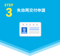 STEP3　失効再交付申請